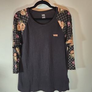 Vans Floral 3/4 sleeve T-shirt Wns XL